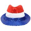 BESTonZON Patriotic Sequin Hat for Men view 1