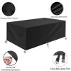 HNKDKJ Patio Furniture Cover, 420D Oxford, Waterproof, Black, 229 x 188 x 90 cm view 2