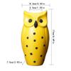 EINES Indoor/Outdoor Garden Flower Pot, Lightweight Luxury Star and Creative Owl Design, with Drainage Holes (Color: B) view 2