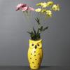 EINES Indoor/Outdoor Garden Flower Pot, Lightweight Luxury Star and Creative Owl Design, with Drainage Holes (Color: B) view 4