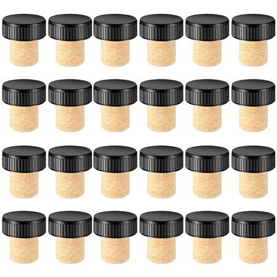 MRNHA 24-Piece T-Shaped Cork Wine Bottle Stoppers