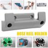 MRNHA 2-Piece Garden Hose Reel Holder, PVC Wall-Mounted Hanger with 8 Expansion Screws view 2