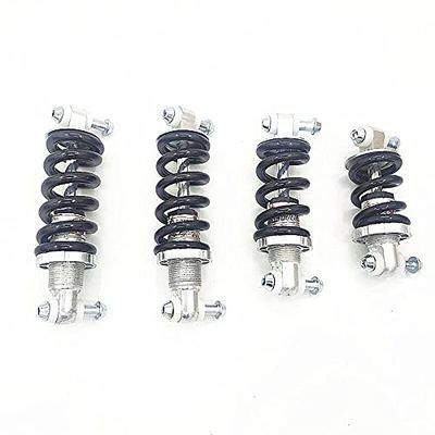 GSJNHY Rear Bicycle Shock Absorber for MTB Mountain Bikes, Metal Rear Suspension Shock, 100/125/150 mm, 750/1200/1500 lb (Black, 125 mm, 1200 lb)