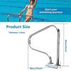 BomDog Pool Handrail, 304 Stainless Steel, Silver Safety Grab Bar (1 Piece) view 2