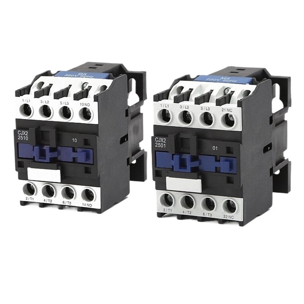 RFXOGTYFZ CJX2-2510 AC Contactor 2501 25A 380V 220V 110V 36V Small Contactor (Size: 2-2510/AC220V)