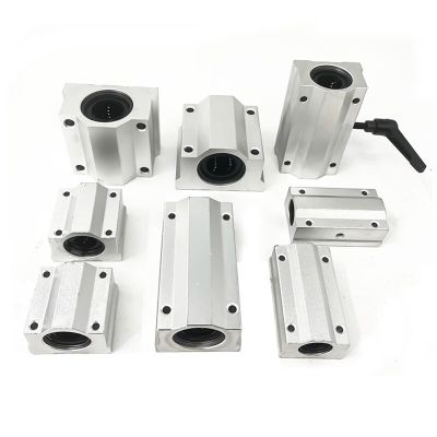 EOTVHTMT 1pc SC8UU SCS8LUU 8 mm Linear Ball Bearing Block CNC Router SCS10 SCS10LUU SCS12LUU SCS13LUU