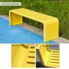 Metal Garden Bench, 120 cm, Colorful view 4