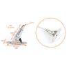 Wire Rope Clamp, Stainless Steel Accessory for 15 mm Wire Rope, Combination Lock view 4