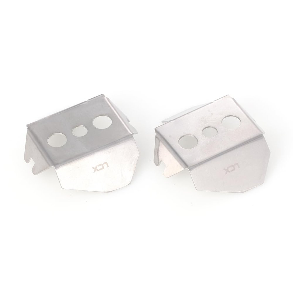 LCX Racing 1/6 RC Crawler Stainless Steel Front & Rear Axle Guards for Axial SCX6 AXI05000