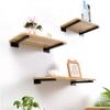 Industrial Black Corner Shelf Brackets, 2-Pack, Wall-Mounted, 30 cm/11.8 in view 4