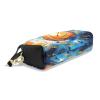 Watercolor Basketball Leather Pencil Case and Organizer view 4