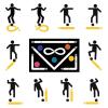 SMoonga Soccer Training Mat for Footwork and Ball Control view 3