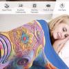 PAZZK Elephant Flannel Throw Blanket, Soft Fleece, 140 x 180 cm view 3