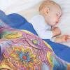 PAZZK Elephant Flannel Throw Blanket, Soft Fleece, 140 x 180 cm view 4