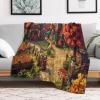 Ordentliches Haus Soft Flannel Throw Blanket, Warm and Cozy, Washable, 100 x 130 cm view 2