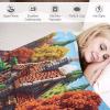 Ordentliches Haus Soft Flannel Throw Blanket, Warm and Cozy, Washable, 100 x 130 cm view 3