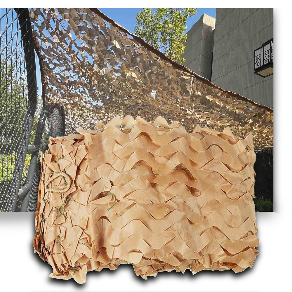 TMGJShd Woodland Camouflage Net for Hunting and Outdoor Use
