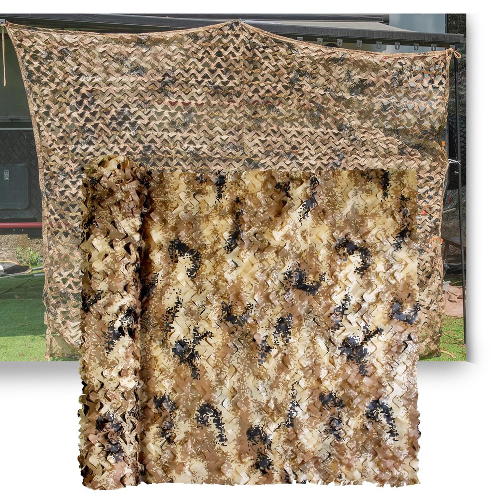 TMGJShd Camouflage Net for Hunting, Woodland Pattern, Outdoor Shade & Decoration