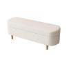 JAVYPPT End-of-Bed Storage Ottoman Bench, 120 x 40 x 40 cm view 1