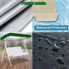Waterproof Swing Canopy, Blue, 195 × 125 × 15 cm view 3