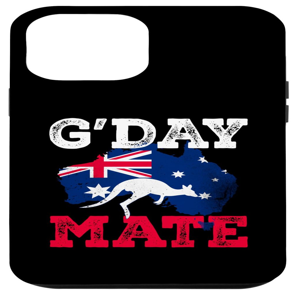 iPhone 14 Plus Case, Australian Kangaroo Flag