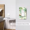 Decorative 1-Gang Outlet Wall Plate, Standard Size, Summer Coconut Palm view 4