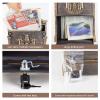 Wall-Mounted Lockable Vertical Mailbox, Rust-Resistant Cast Aluminum, Large Capacity, Retro Style, 13 Styles view 3