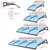 PC Door & Window Awning Canopy, UV-Resistant, Multiple Sizes view 4
