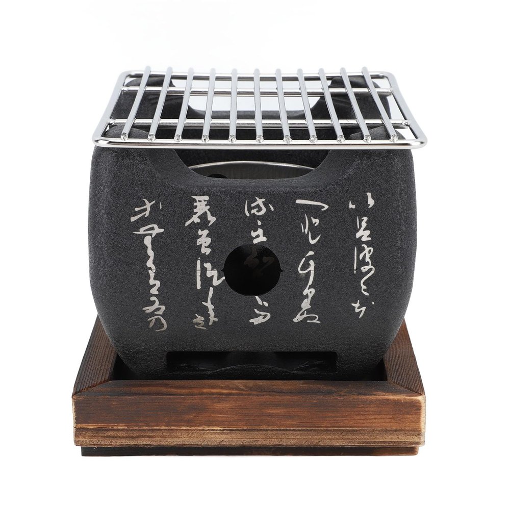 Tyenaza Japanese-Style Portable Mini Charcoal BBQ Grill (S)