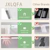 Magnetic Insect Screen Door 155 x 185 cm, No-Drill Adhesive Installation, White view 2