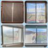 Magnetic Insect Screen Door 155 x 185 cm, No-Drill Adhesive Installation, White view 4
