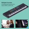 61-Key Electric Digital Keyboard Piano with Microphone view 3