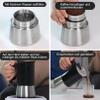 Sivaphe Aluminum-Free Stainless Steel Moka Pot, Induction Compatible, 6-Cup, 300 mL, Black view 4