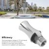 plplaaoo Pond Sprinkler Fountain Nozzle, Cedar-Style Ice Tower/Snow Pine, 1/2-Inch Female Thread, 3/4-Inch Male Thread view 3