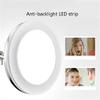 BGFYUSF 8-Inch LED Wall-Mounted Makeup Mirror, Silver, 1x/3x Magnification, 360° Rotation view 4