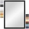 PrimeLuxe Wall Mirror 15 x 27 cm (Outer Dimensions), Pine Black view 1