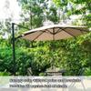 BEEGMA Replacement Patio Umbrella Canopy, 3.0 m/10 ft, 6 Ribs, Top view 2
