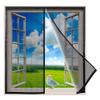 Magnetic Fly Screen Curtain 210 x 270 cm, Automatic Closing, Black view 1