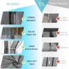 Magnetic Fly Screen Curtain 210 x 270 cm, Automatic Closing, Black view 2
