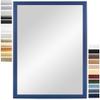 PrimeLuxe Wall Mirror 45 × 110 cm (Overall Dimensions), Dark Blue | Full-Length Mirror with Wood Frame view 1