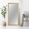 PrimeLuxe Wall Mirror 45 x 61 cm (Outer Dimensions), Brushed Gold, Made in Germany view 4