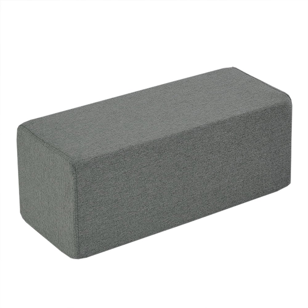 XIEMINLE Armrest Pillow, Rectangular Sofa Armrest Cushion, Custom Size, Mattress Gap Filler, Headboard Pillow, Soft Neck Support Pillow for Sofa, Bed, Chair (60 x 15 x 15 cm, Gray 2)