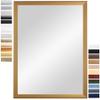 PrimeLuxe Wall Mirror 80 x 95 cm (Outer Dimensions), Gold – Simple view 1