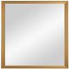 PrimeLuxe Wall Mirror 80 x 95 cm (Outer Dimensions), Gold – Simple view 2