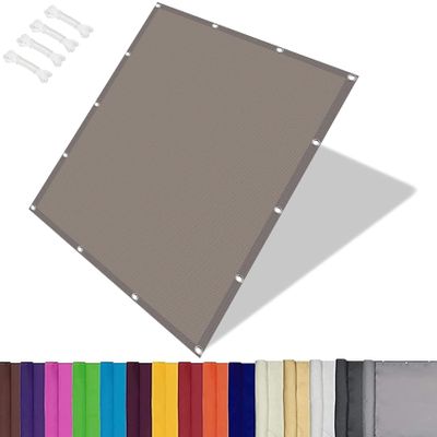 YANHONG PES Shade Sail, 1.5 x 1.5 m, Khaki