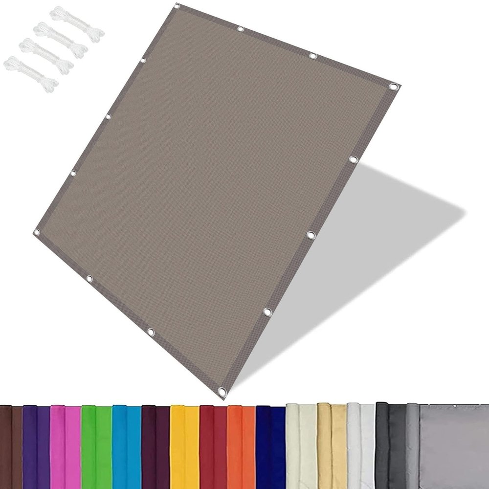 YANHONG PES Shade Sail, 1.5 x 1.5 m, Khaki