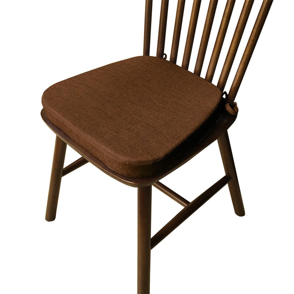 Chair Seat Cushions with Straps, 1/2/4-Pack, 40 × 38 cm