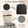 Seat Cushion 2-Pack with Ties, 43 x 42 x 3 cm, Color #7 view 4