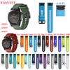 NVVVNX Quick-Release Silicone Watch Band for Garmin Fenix 5, 5X, 5S, 3, 3 HR, 6X, 6, 6S, Easyfit, 26 mm/22 mm/20 mm, Fenix 6S/5S/5S P, Agate view 2