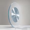FZZIBQYR 60 cm Round Tempered Glass Lazy Susan Turntable, Transparent view 1